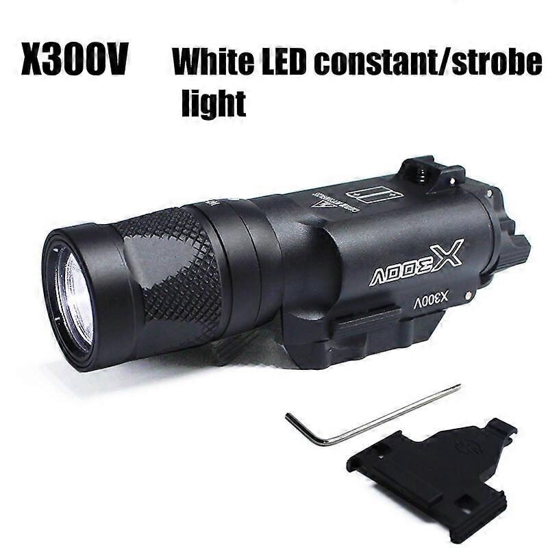 X300V Tactical Light 500 Lumens Weapon Light Constant Strobe Output LED Pistol Light for Hunting Airsoft Handgun Flashlight Rail
