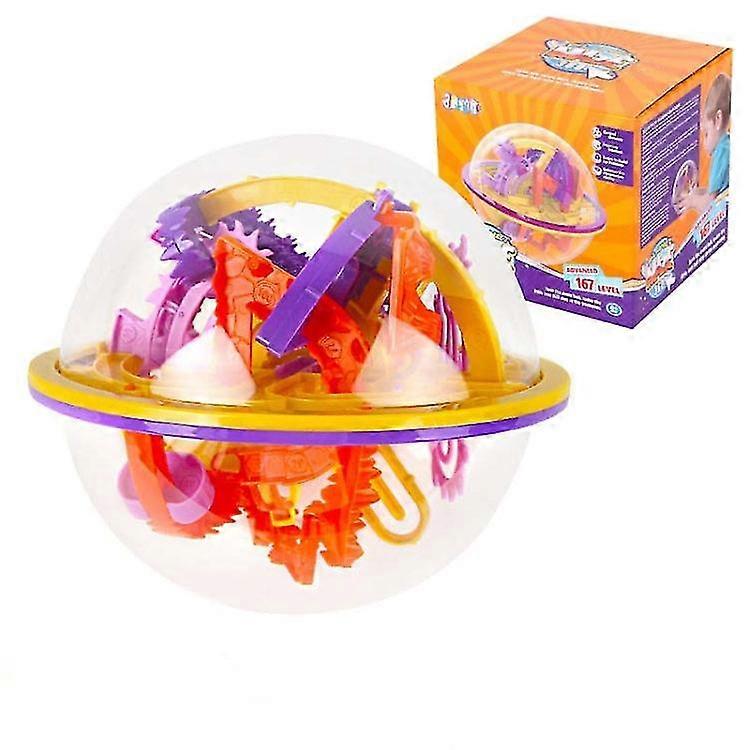 101207 167 Levels Intelligence Breakthrough Maze Ball Magic Ball Portable Children Toy