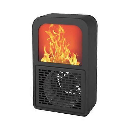 תקע תנור קיר נייד מיני מאוורר חשמלי 900W מחמם חלל עם שלט רחוק