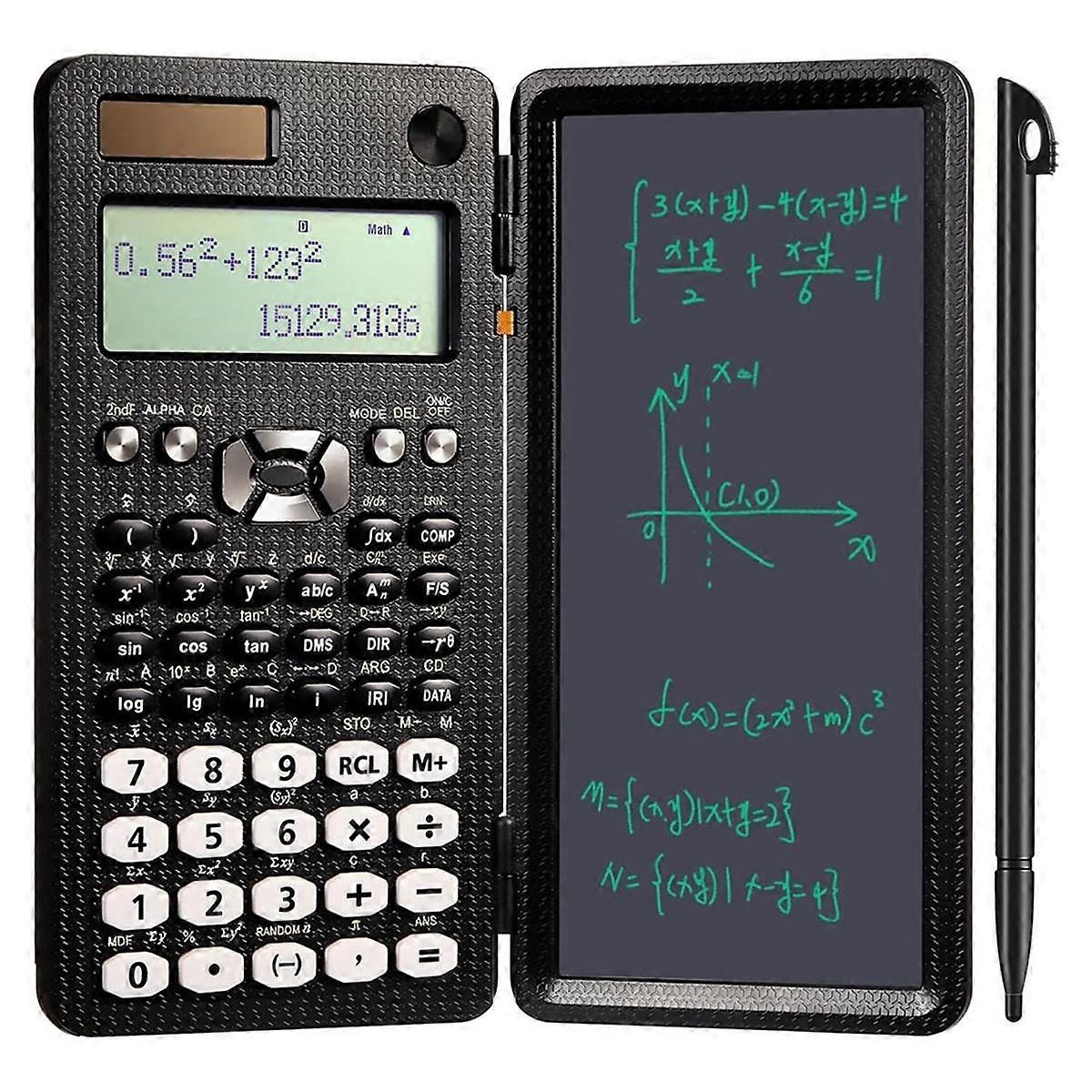 Scientific Calculator with LCD Writing Math Calculator Suitable for School Solar Calculator (991ES