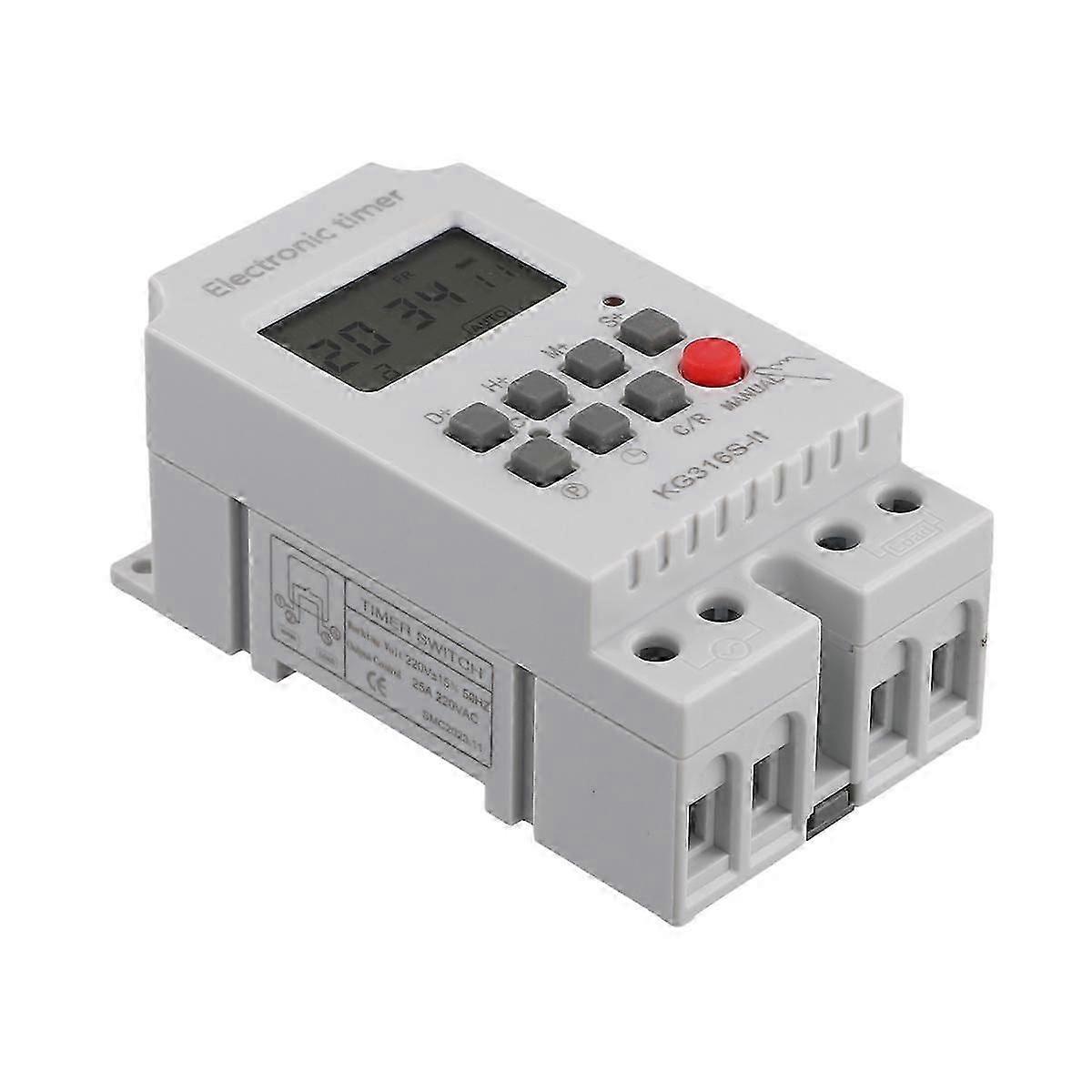 Kg316s-ii Time Control Switch Automatic Digital Time Switch Relay Electronic Week Time Control Programmable