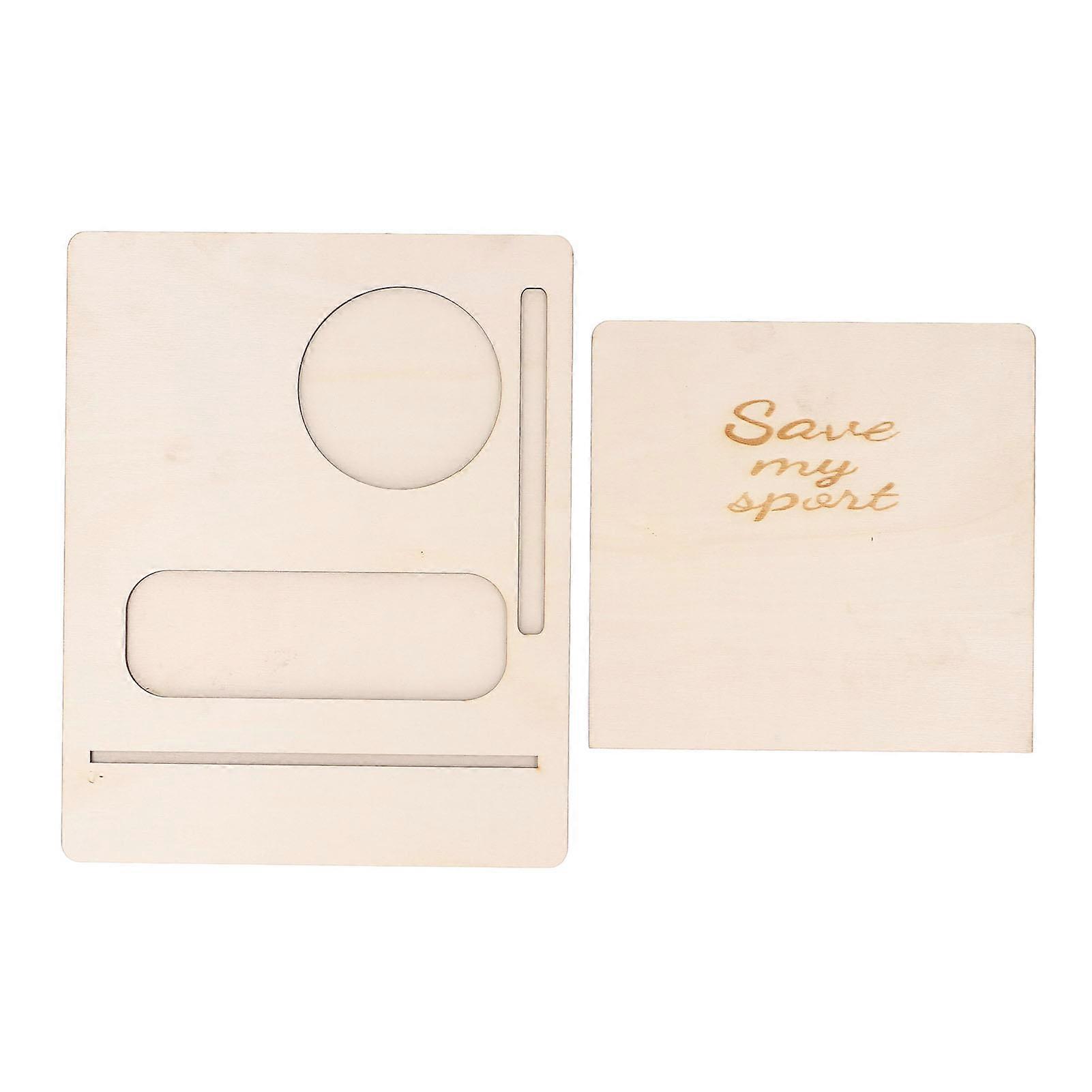 Wood Book Rest Bookcase Wooden Triangular Book Stand with Coffee Drink Holder Engraved Text Bookshelf for Readers