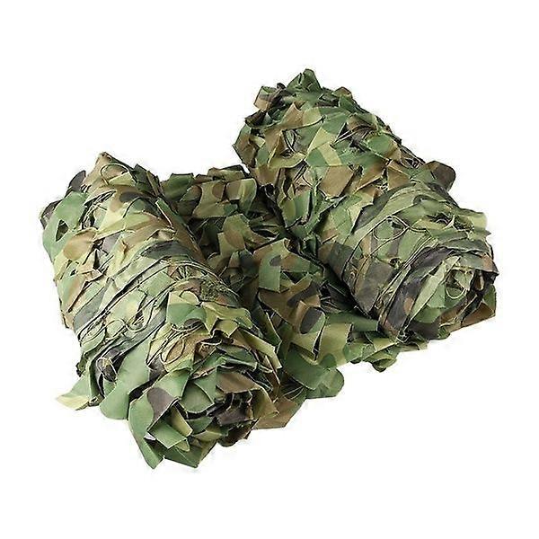 Camouflage Net 3X3M Jungle Solskærm Bilovertræk Hær Camping Udendørs Ørken Skov Net