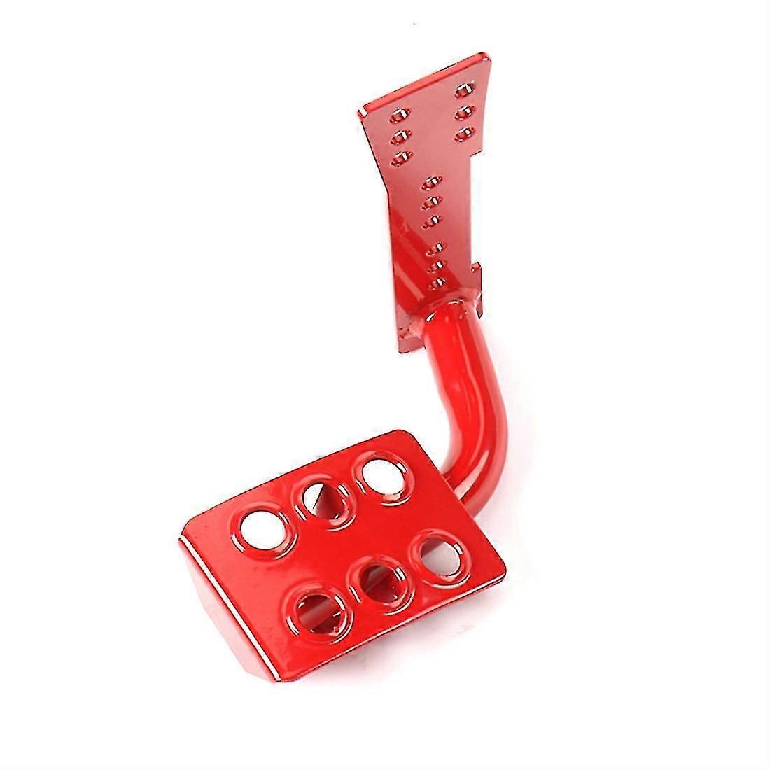 Left Side Dead Pedal Footrest Kick Panel Rest Kick Panel, Red
