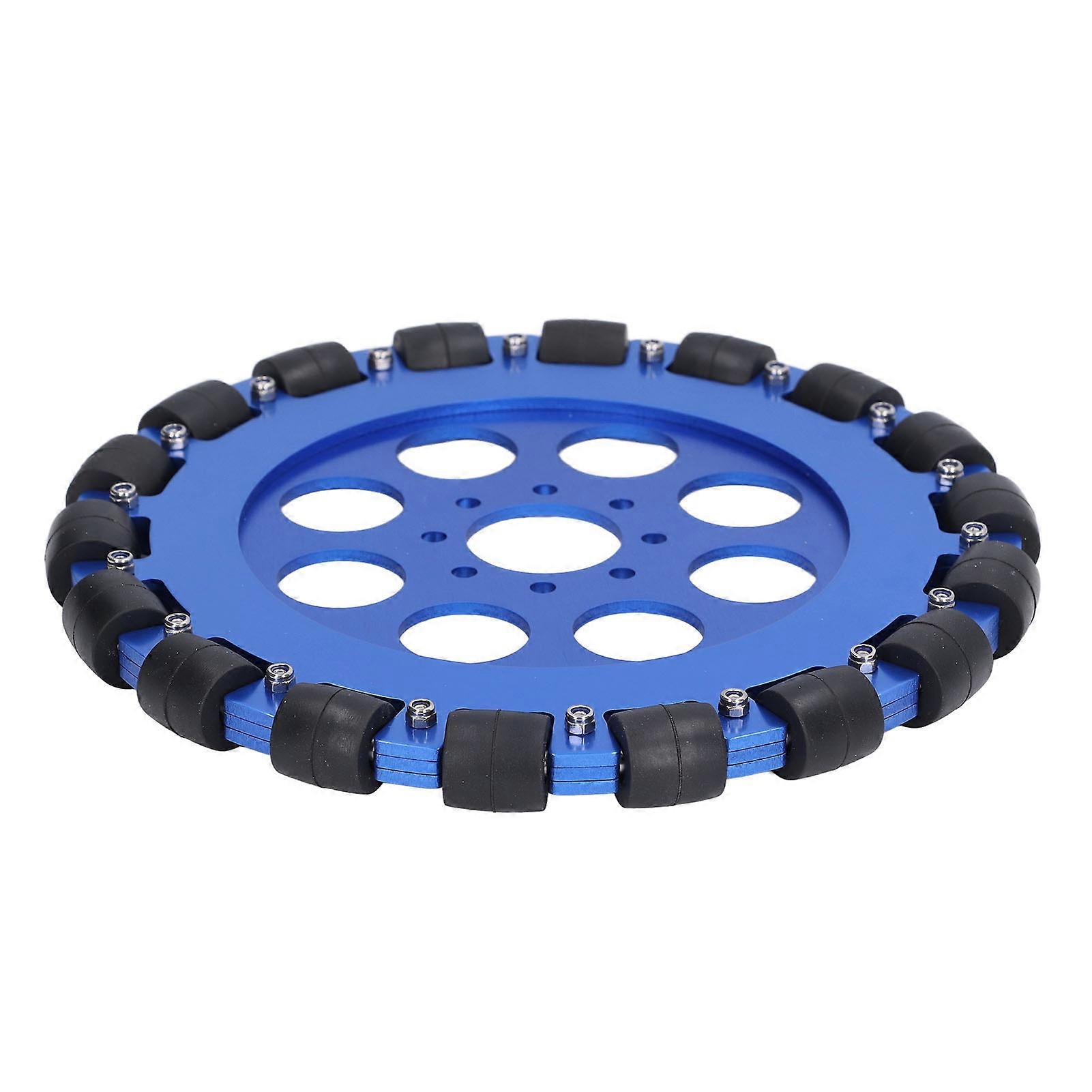 Omni Wheel 8in Omnidirectional Aluminium Alloy Hub Component Part for Robot Toy DIY
