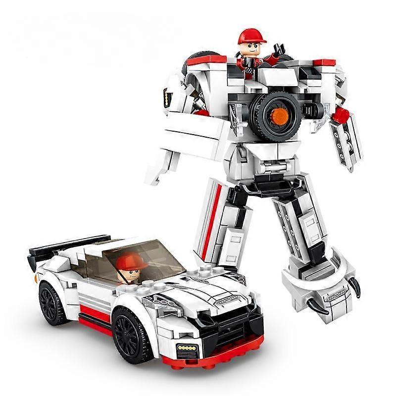 Lego children's building block car assembly model development intelligence racing DIY boy toy (race 3 changes 661001C)