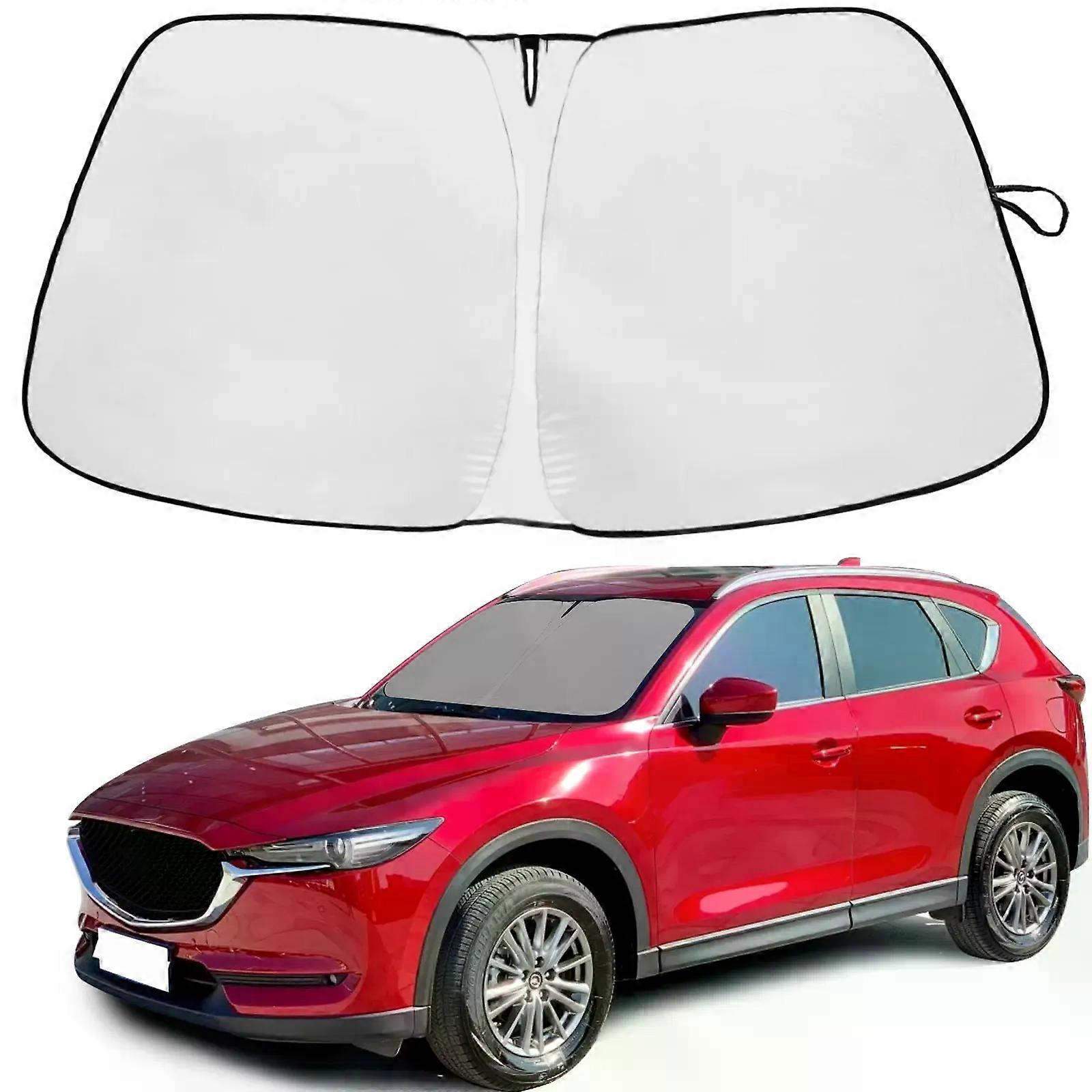 غطاء حاجب الشمس للزجاج الأمامي للسيارة الجديد لمازدا CX-5 CX5 2017-2023 نافذة أمامية تلقائية حاجب الشمس ملحقات الحماية من الأشعة فوق البنفسجية