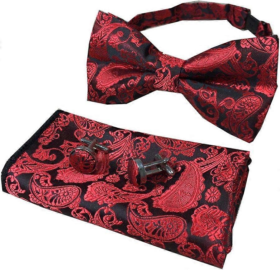 Tie Set Men's Cep Square Level Adjustable Neckwear, Classic Design, Formal Wear Accessories, Versatile Color Options