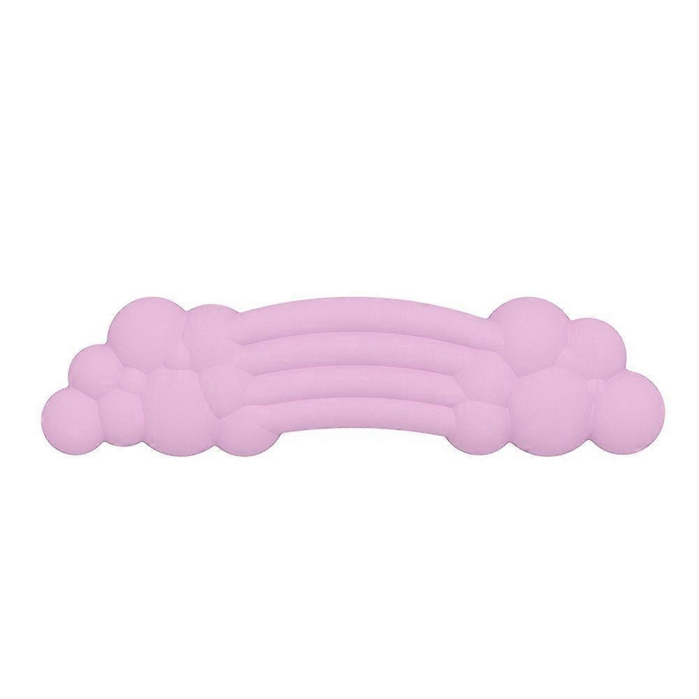 PIWIJOY PJ-01 Cloud Pad Anti-Skid Ergonomic Keyboard Wrist Support Memory Foam Wrist Rest Mat-Pink