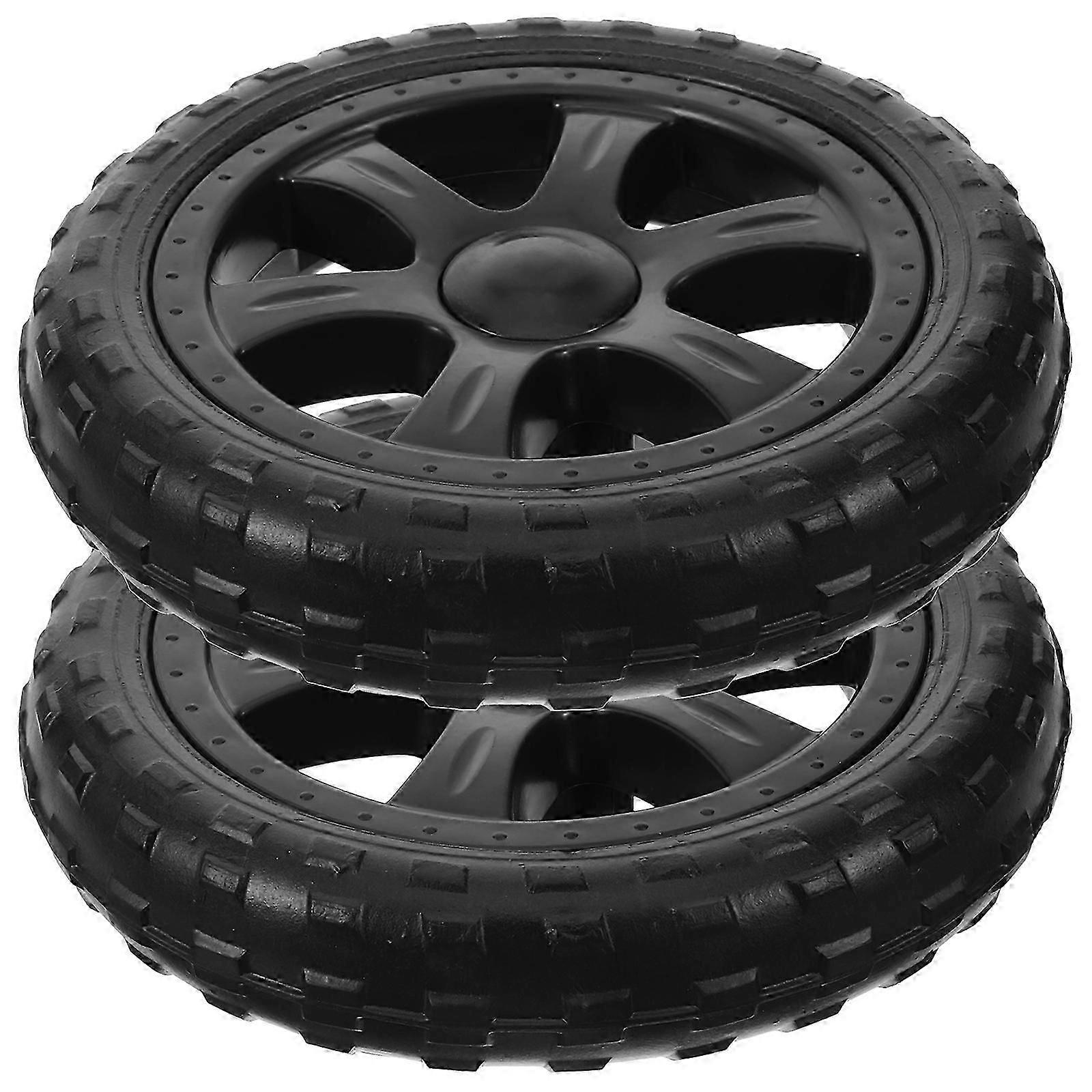 2pcs Grocery Shopping Cart Wheels Folding Grocery Cart Wheels Supermarket Shopping Cart Parts