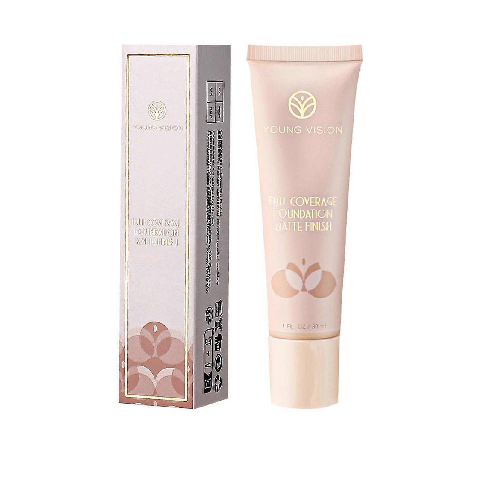 30ML Liquid Foundation New Makeup Base Cream Concealer Matte Long Lasting Oil Smooth Liquid Foundation