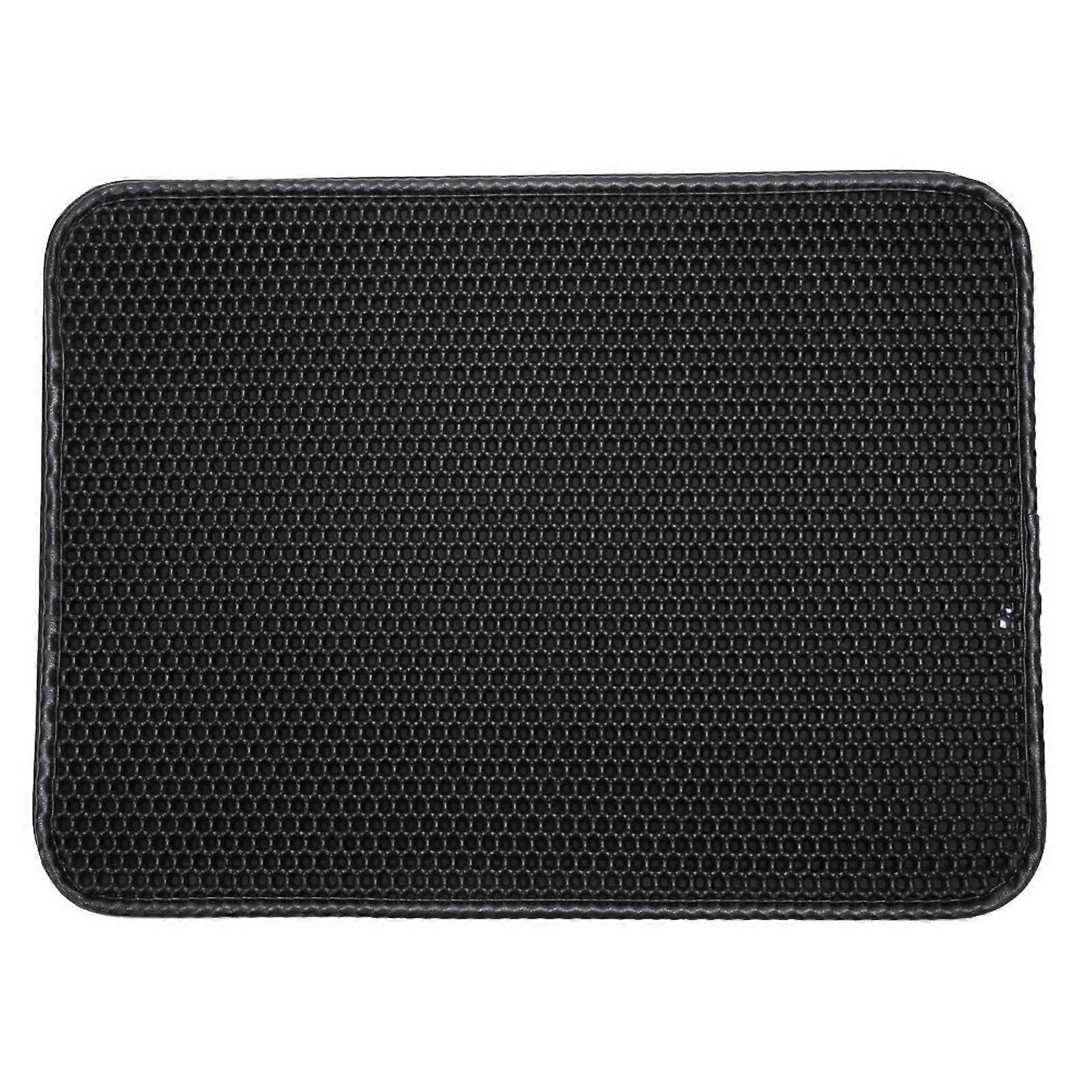 Cat Matdouble-Layer Honeycomb Feeding Mat Placemat Litter Mat