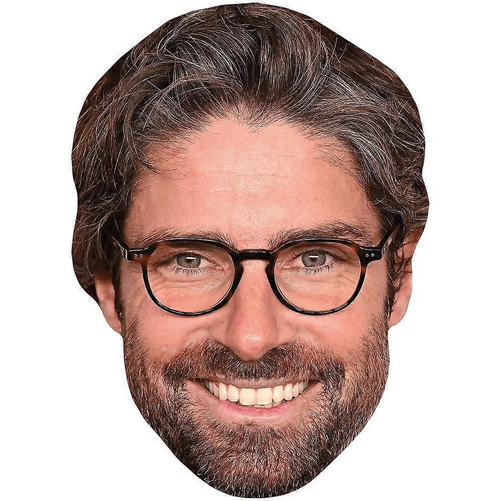 Tom Leeb (Glasses) Celebrity Mask, Flat Card Face