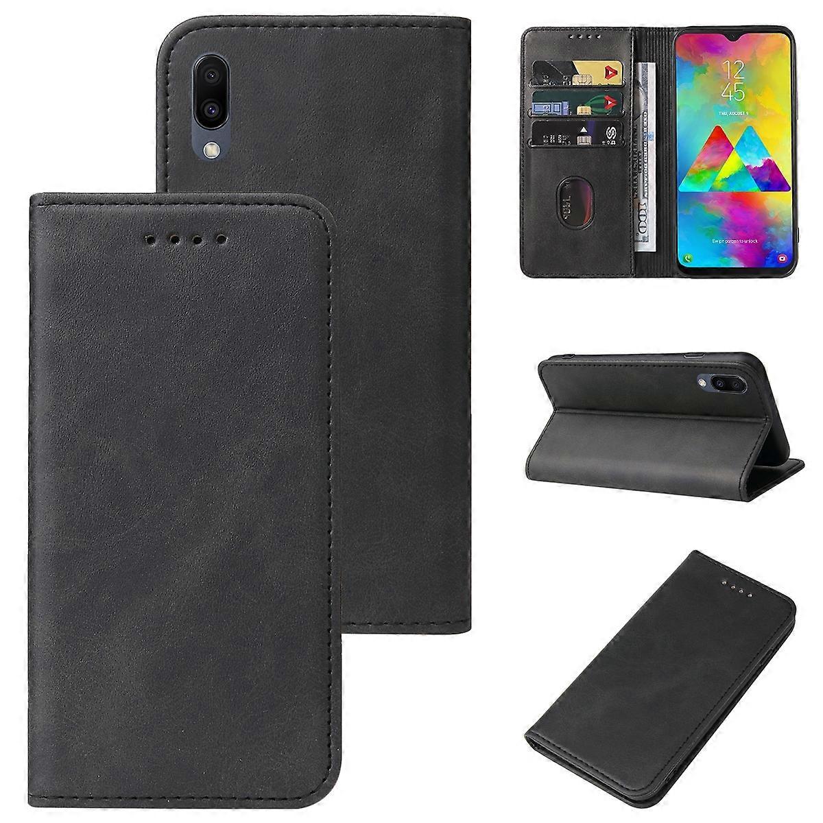 Pentru Samsung Galaxy M20 magnetice de închidere din piele telefon caz