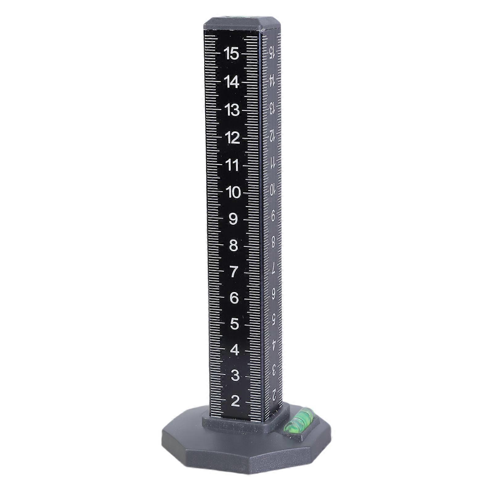 Adjustable Height Measurement Ruler Suitable for Flooring Projects Thickened Aluminum Alloy with Precise Height Control