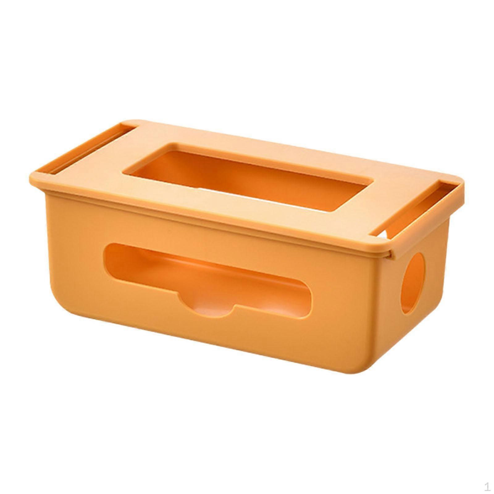 under The Desk, Hidden Desk Organizer, Versatile Cable Management, Space Saving, Table Shelf for