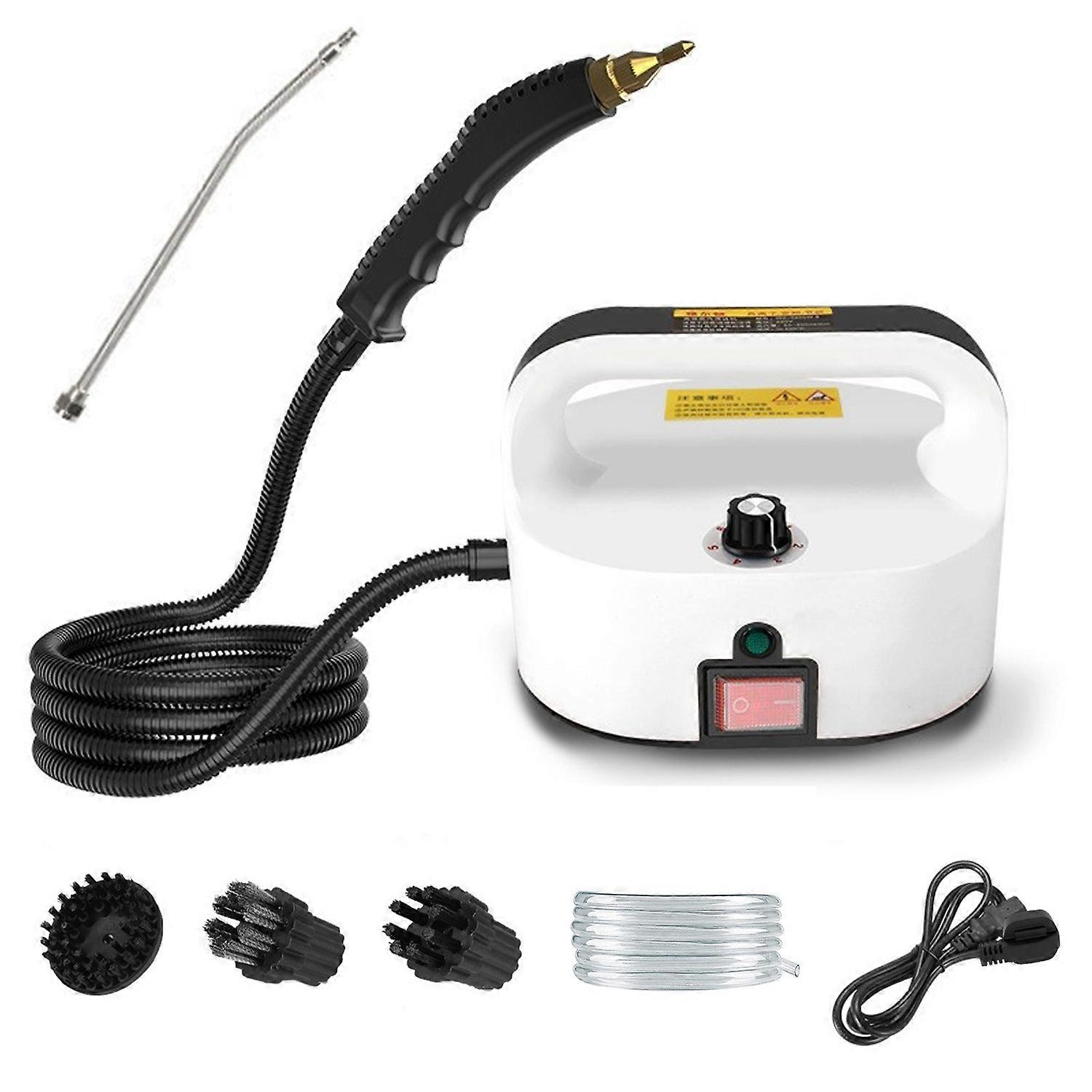 Pressurized Tankless Steam Cleaner 1500W 100℃ High Temperature Steam in 15s 6 Gears Adjustable Porta