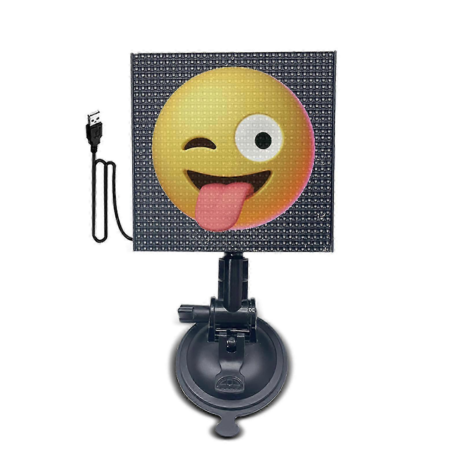 Car LED Expression Screen with Bluetooth - Customizable Advertising Display