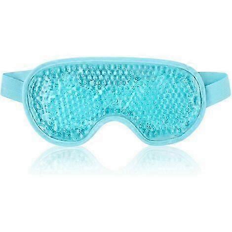 Reusable Cooling Gel Eye Mask (Light Blue),