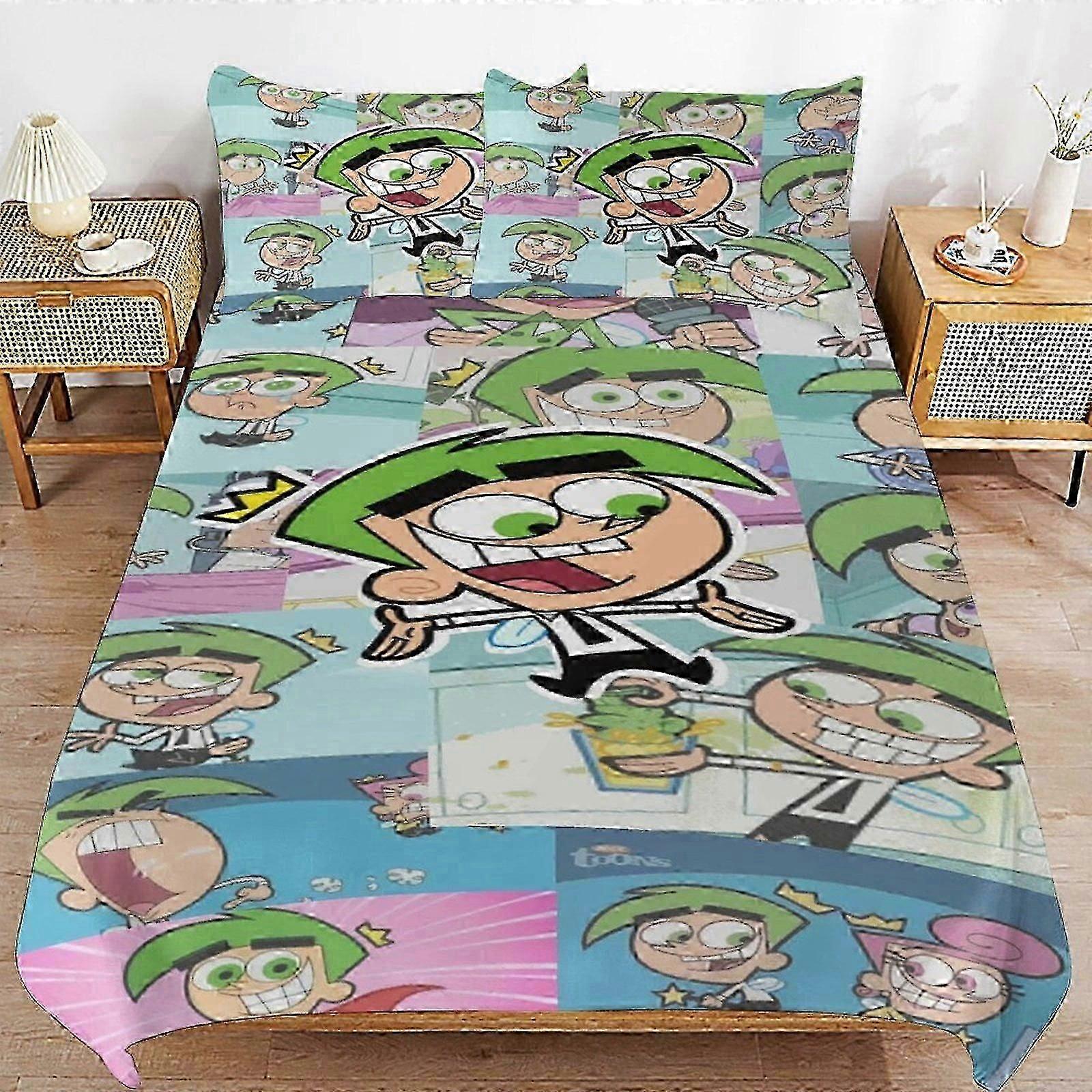 o237 ملاءات السرير غطاء لحاف لطيف على شكل حي Odaren Bedding Se Soft Too Skin 3 قطعة ، طقم سرير بغطاء لحاف لطيف (1 غطاء لحاف و 2 غطاء وسادة