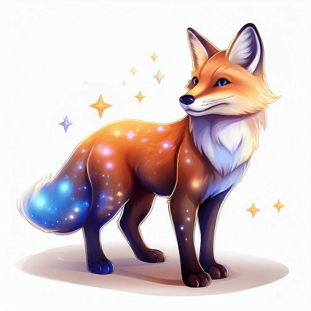Iron-on patch Magical Fox 2