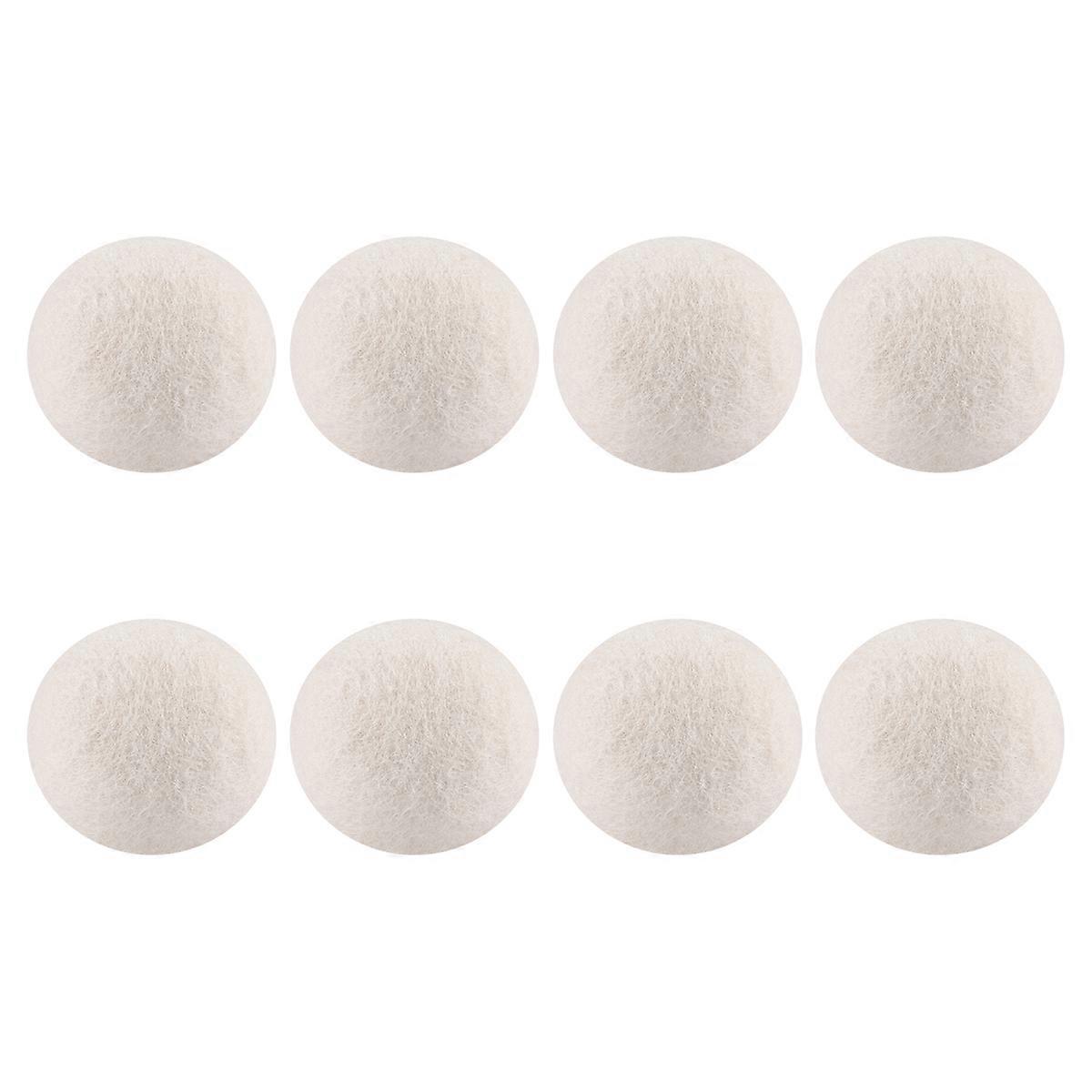 8-Pack 100% Premium Wool Dryer Balls XL,Fabric Softener