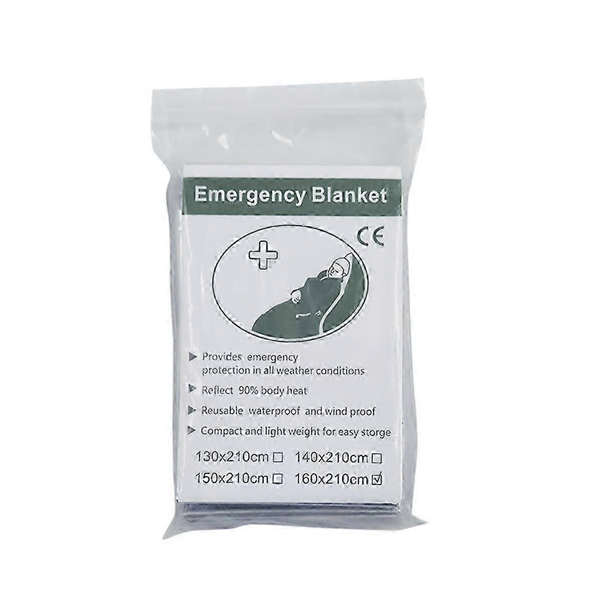 Rescue Emergency Blanket Space Thermal Survival Blanket Warm Blanket Thermal Insulation Sleeping Bl