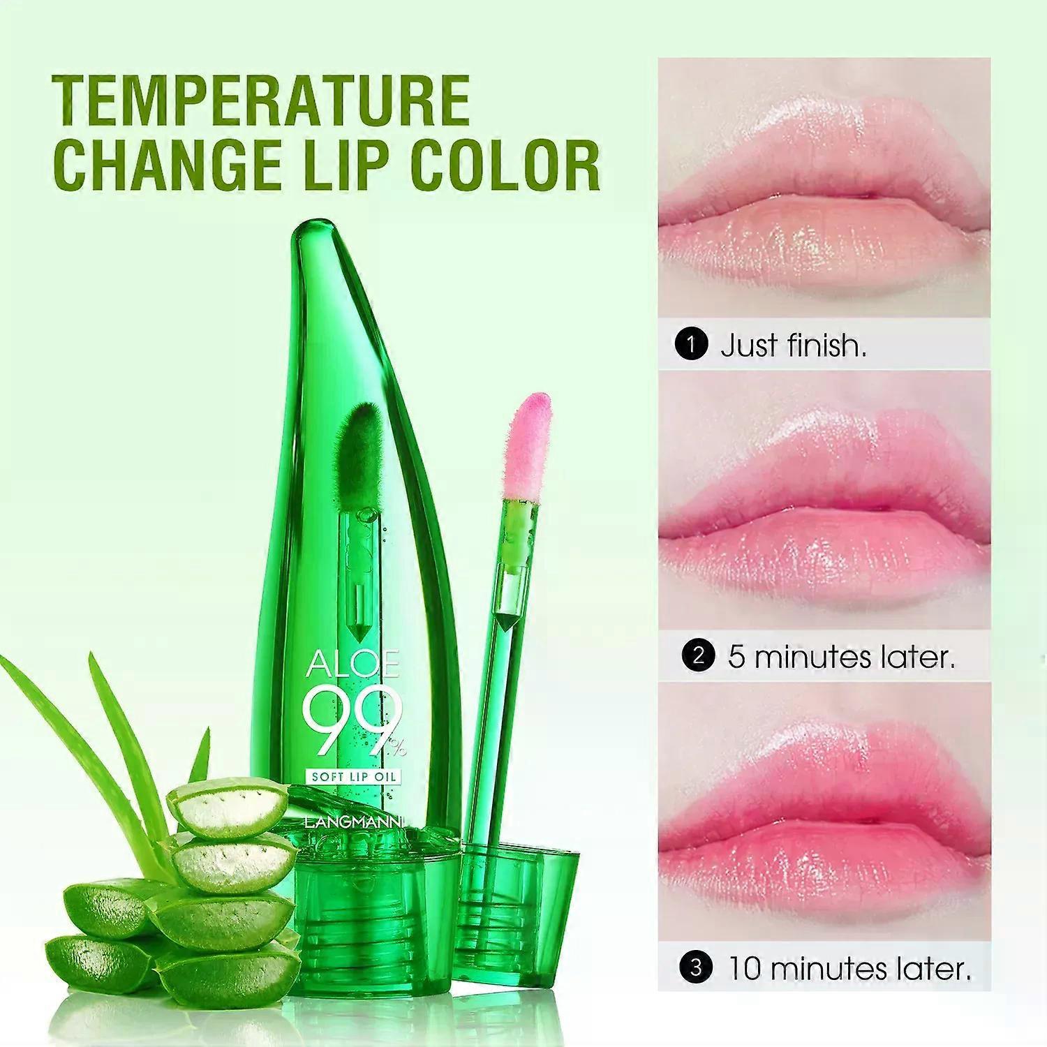 ナチュラルアロエリップスティックリップティント長持ち防水保湿栄養カラーリップグロスチェンジ可能なカラーリップオイルリップクリーム