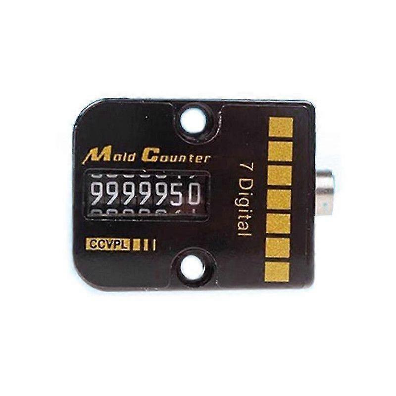Counter Mechanical Counter 7 Digit Automatic Memory Mold Counter Square 9cm