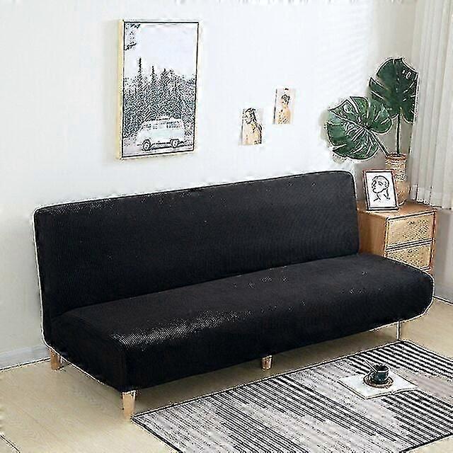 Grande Sofá-cama sem braço Slipcover Cobertura de sofá sem braços Stretch
