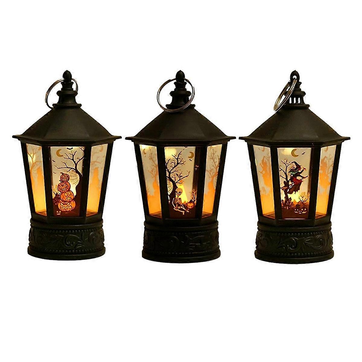 Halloween hand lamp Halloween decoration LED electronic wind lamp