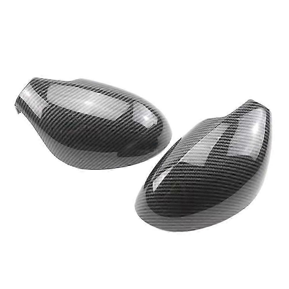 1 Pair Car Rearview Mirror Housing Rearview Door Wing Side Mirror Cover with Tool for SEAT MK3 6L 2002-2008,A