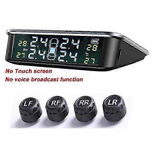 Sikeo Tire Pressure Monitor System Lite Smart Car Tpms Solar Power Control Auto Security Alarm Systems Tyre Pressure Warning