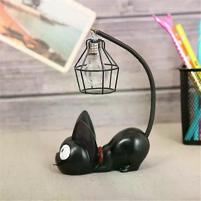 1/2pcs Creative Resin Craft Desk Lamp Gigi Cat Nightlight Presents Decor Home Ornament for Boys Table Lights Lamparas Para