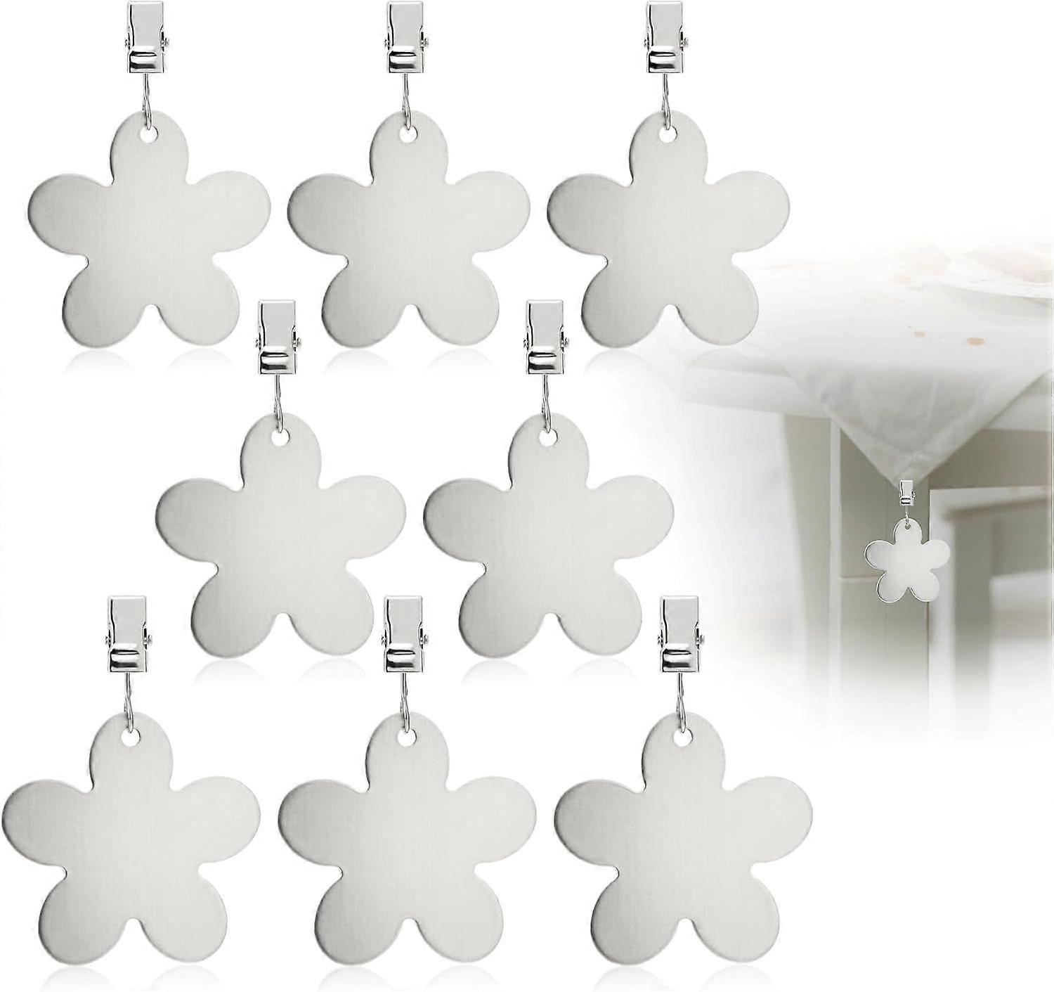 8 Stainless Steel Tablecloth Clips 60g each Tablecloth Clips