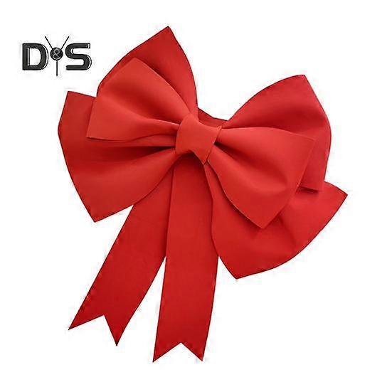 Christmas Big Bow Decoration Wedding Large Bow Ornament for Holiday Tree Wreath Porch Window Door Decor