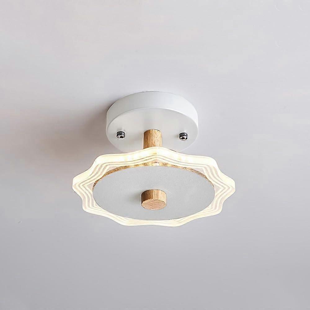 Flower Pattern Metal Mini Ceiling Light, Home LED Flush Mount Fixture, Entryway Hallway Lighting, Model FSXS-7913