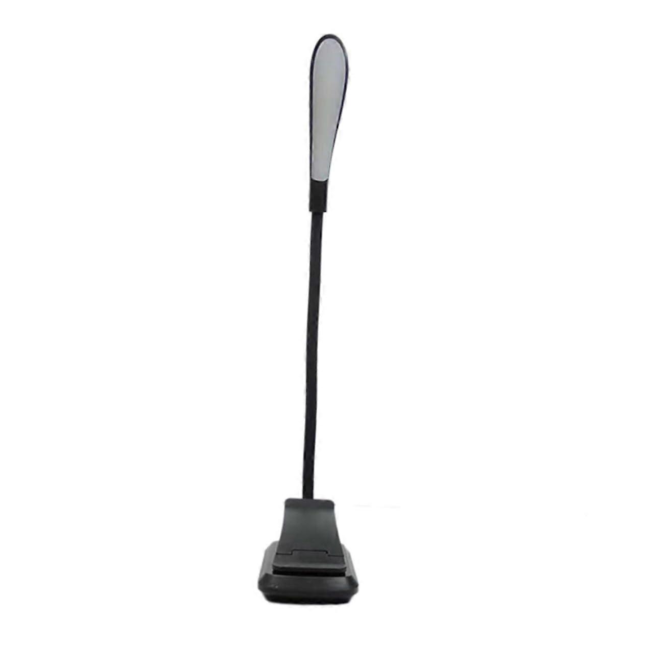 Rechargeable LED Reading Lamp Flexible Clip Light for for Reading in Bed Travel Outdoor Use Black
