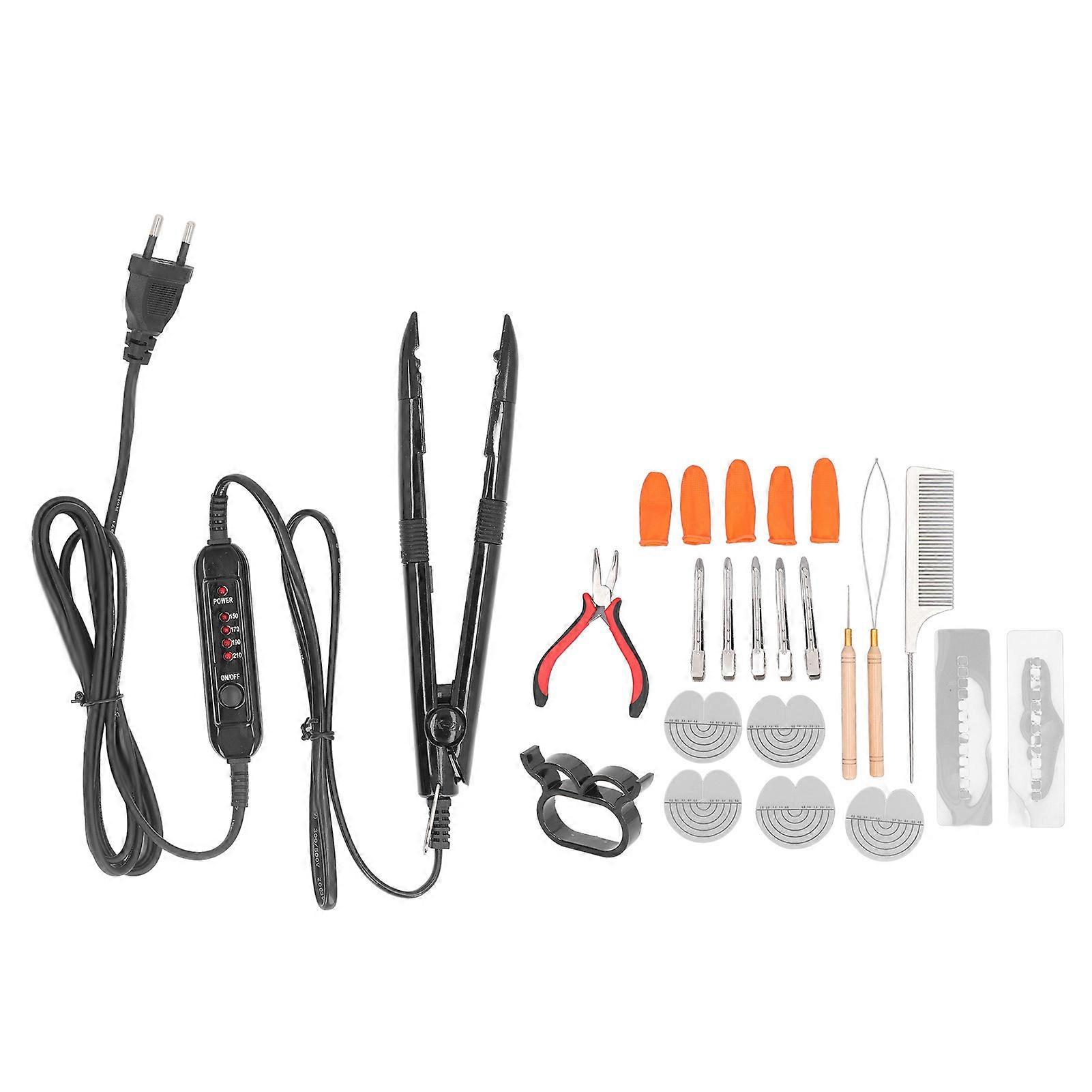Extension Iron Kit with Temperature Control Stable Heating Hair Extensions Tool for Professional Stylists Beginners