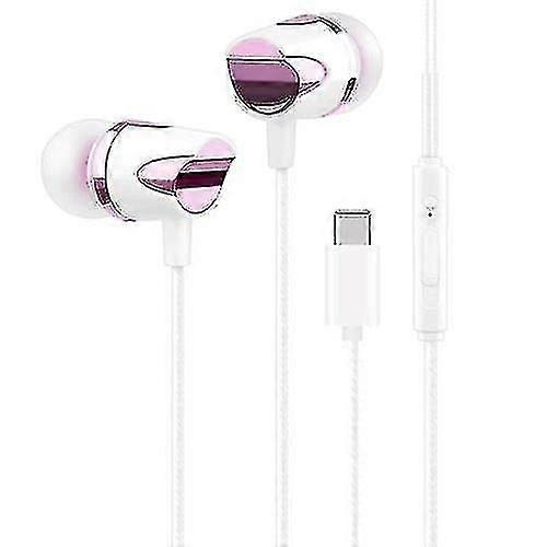 Miniowl-bærbar USB Type-c kablet øretelefon med mikrofon