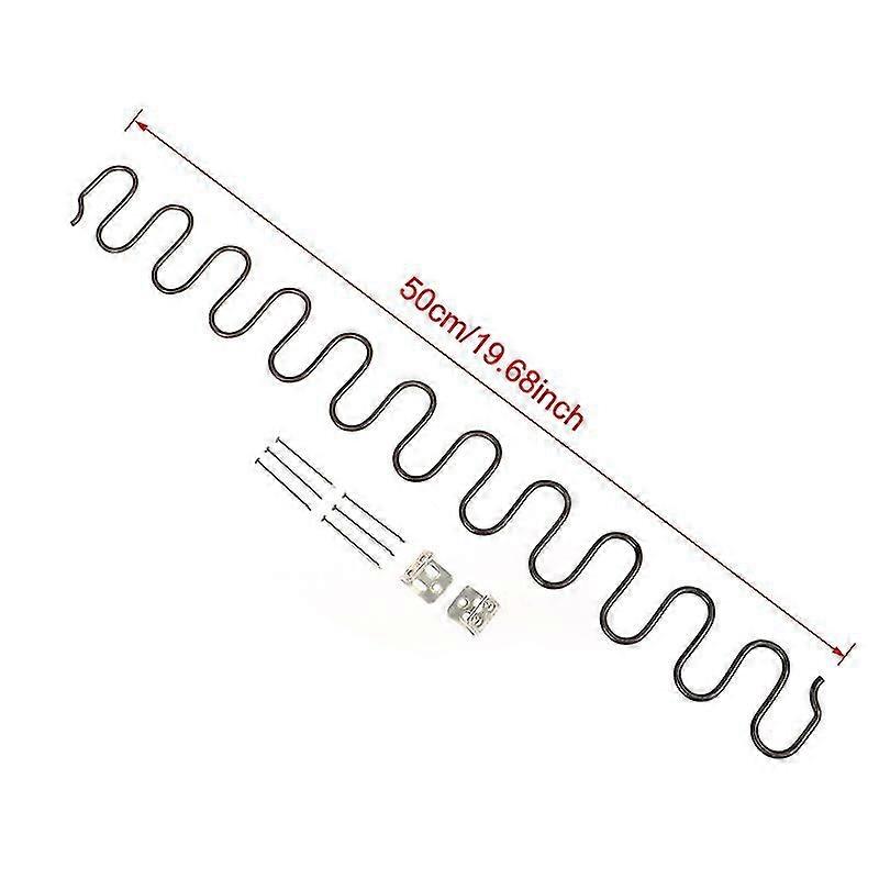 交換用ソファチェアスプリング、クリップ付き家具スプリング、45cm 50cm 60cm 65cm 70cmロング再ソートハードウェア