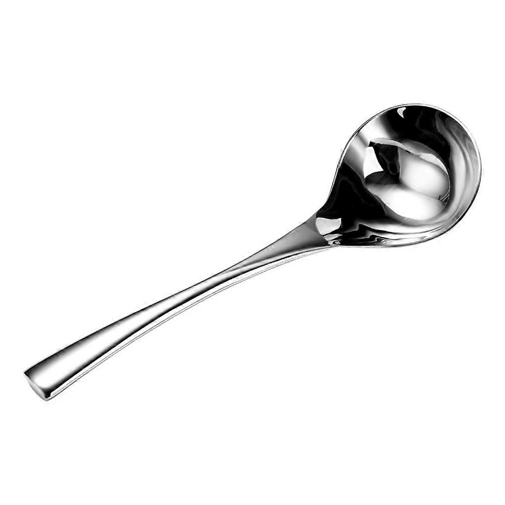 Functional Stainless Steel Soup Ladle Serving Spoon With Bowl For Kitchens