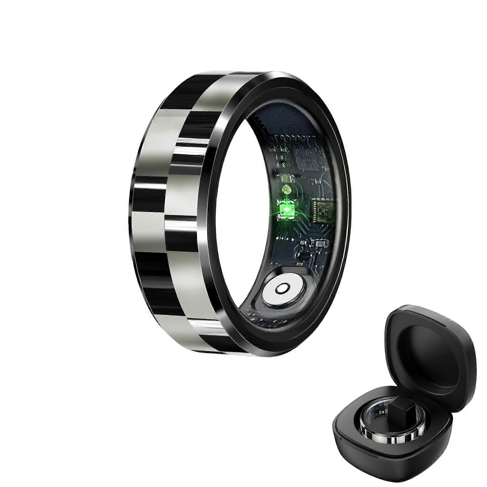 Smart Ring, Health Fitness Tracker with Heart Blood Rate Oxygen Sleep Tracker Steps Tracker