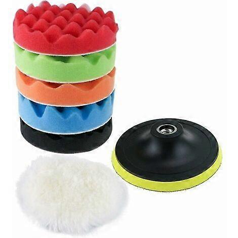 High quality brand new  Polishing Sponge Kit with Drill Adapter and Wool Buffing