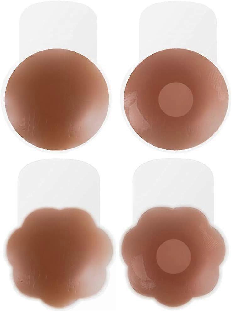 Lifting Nipple Covers Breast Petals Reusable Adhesive Invisible Bra Silicone