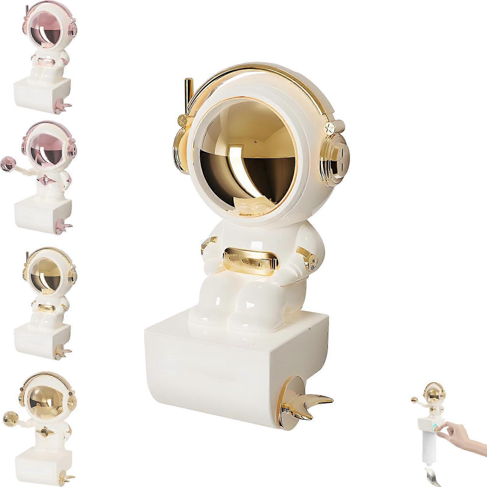 Cosmopress Tube Squeezer, Wall Mounted Toothpaste Dispenser, Multifunctional Roller Style, Easy Use for All Tubes