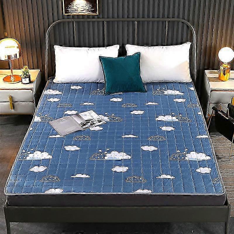 Comfortable Single Size Dormitory Bed Mattress with Soft Quilt Padding and Bed Pillow