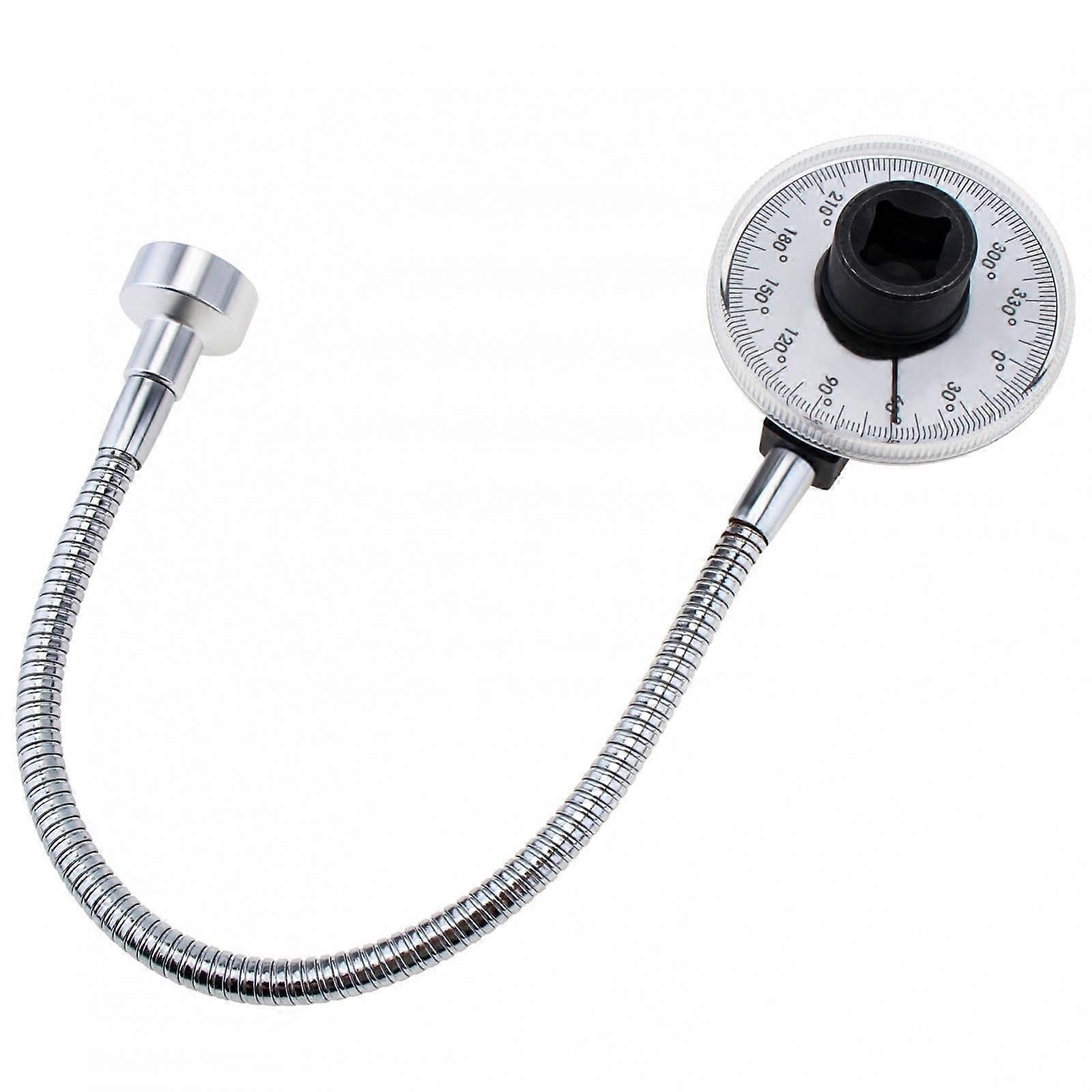 1/2' Drive Torque Angle Gauge 360° with Flexible Arm Car Garage Tool