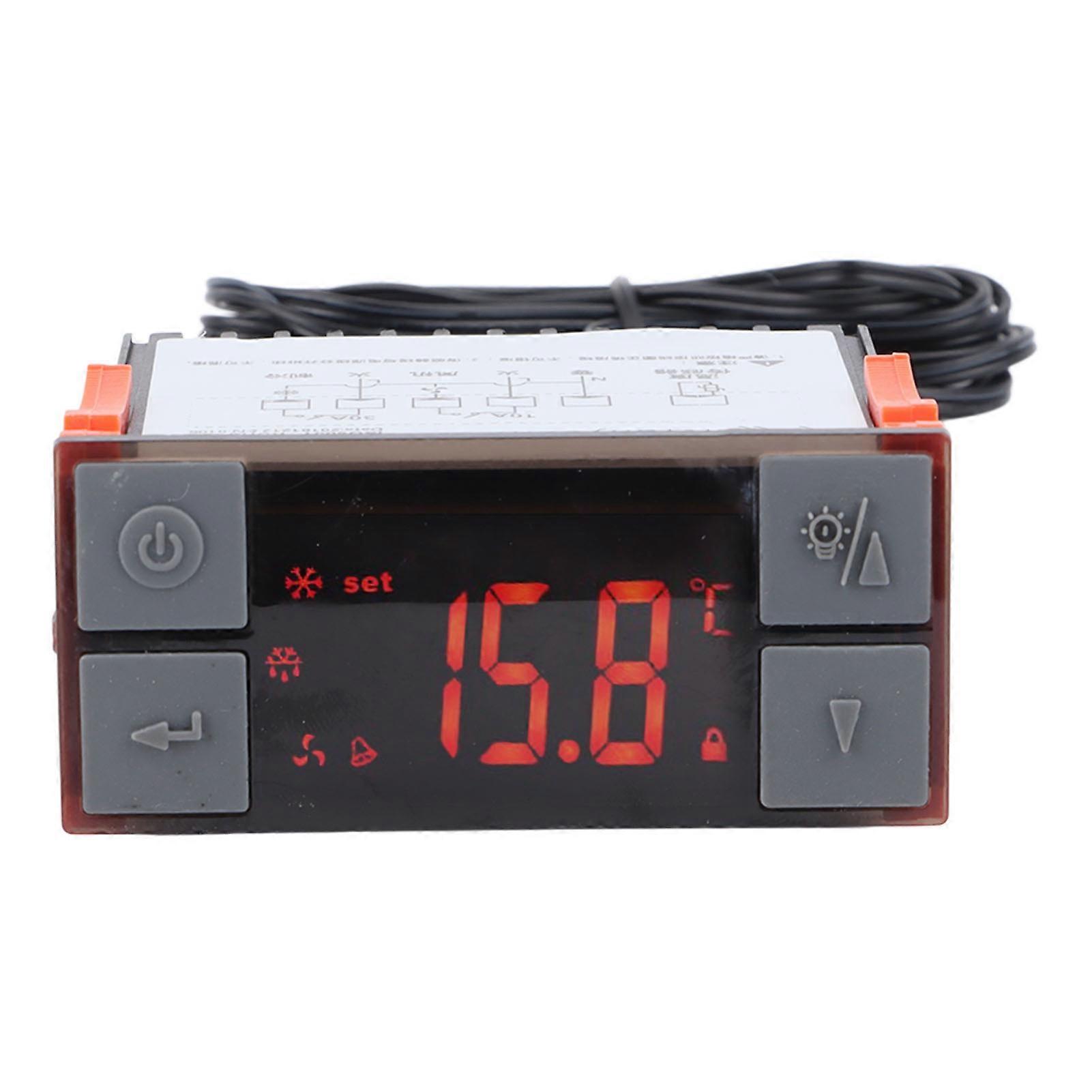 Digital Controller High Performance Multifunctional Temperature Sensor Electric Thermostat for Cooled Freezers Air Moisture Cabinets