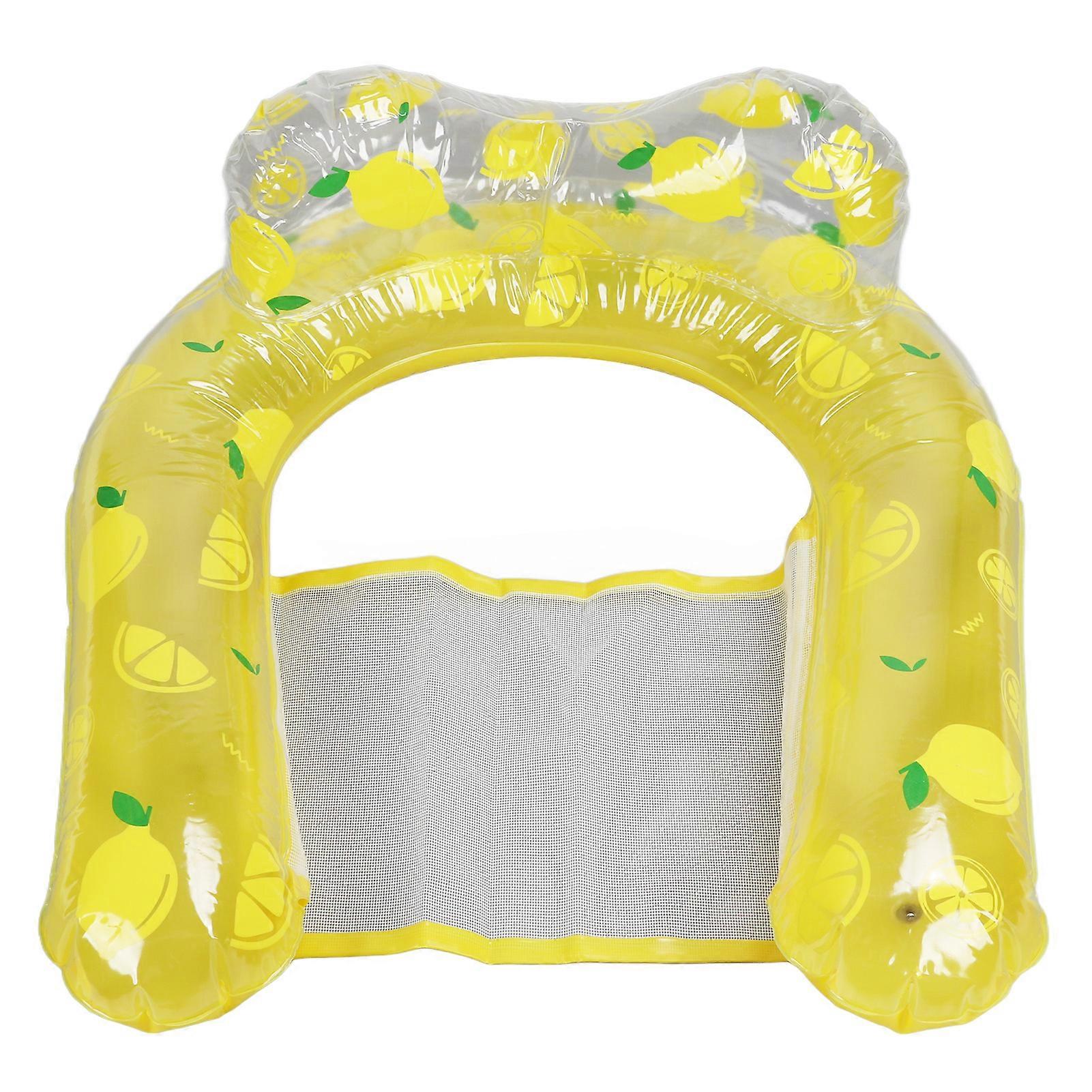 U Shaped Mesh Pool Float Chair Men Women Exquisite Party PVC Inflatable Swimming Pool Lounge Float